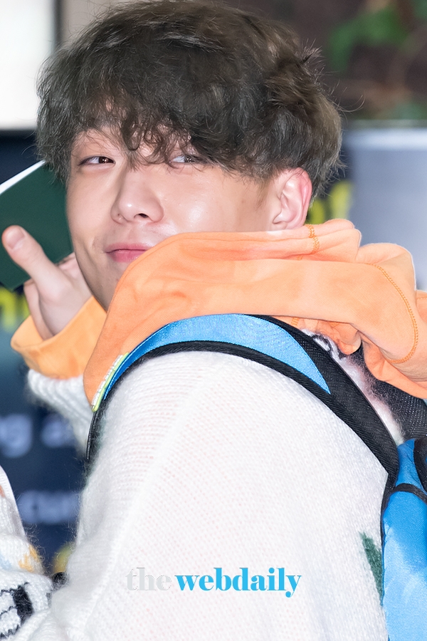 아이콘(iKON) 바비, 김포국제공항 출국 현장 (사진:최수영기자)