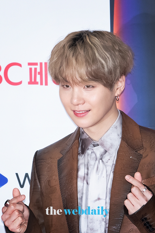 방탄소년단(BTS) 슈가, 'SBS 2019 가요대전' 레드카펫 현장 (사진:최수영기자)