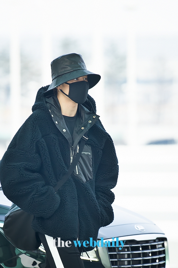방탄소년단(BTS) 지민, 인천국제공항 출국 현장 (사진:최수영기자)