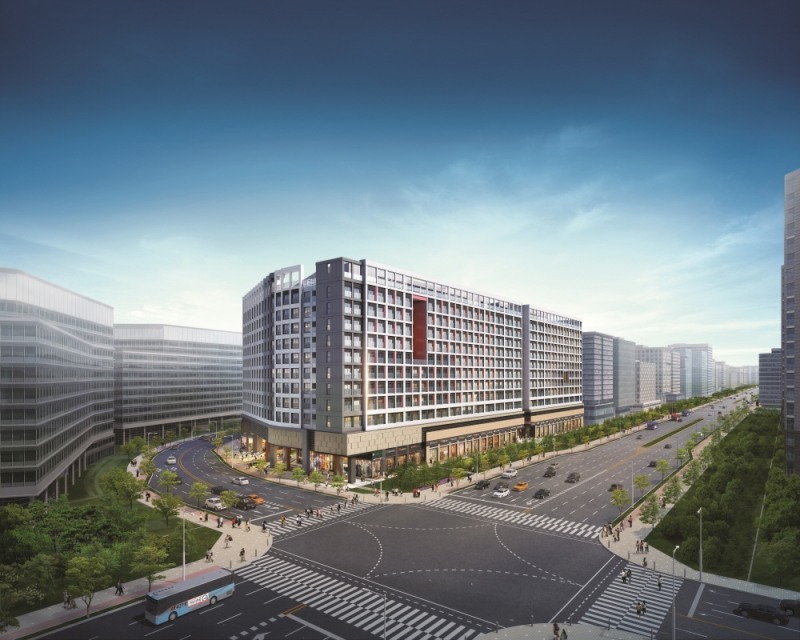 김포한강신도시 현대 썬앤빌 더킹 투시도