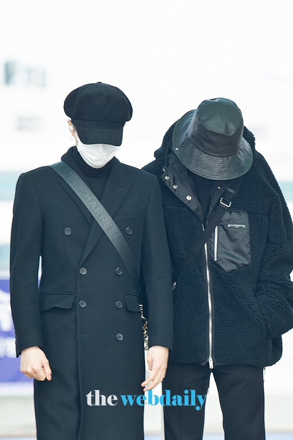 방탄소년단(BTS) 슈가-지민, 인천국제공항 출국 현장 (사진:최수영기자)