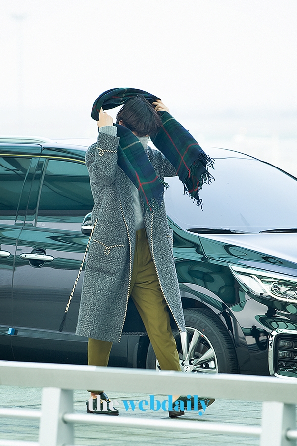 방탄소년단(BTS) 뷔, 인천국제공항 출국 현장 (사진:최수영기자)