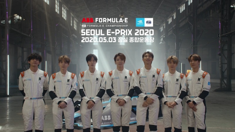 포뮬러 E 공식 홍보모델 ‘방탄소년단’, 새해 인사 영상 공개