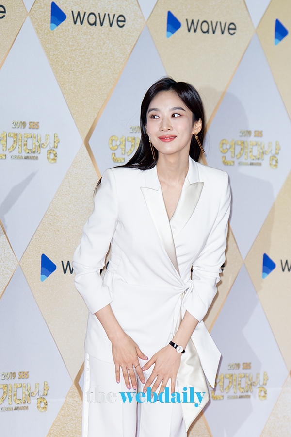 이청아, '2019 SBS 연기대상' 포토월 행사 (사진:최수영기자)
