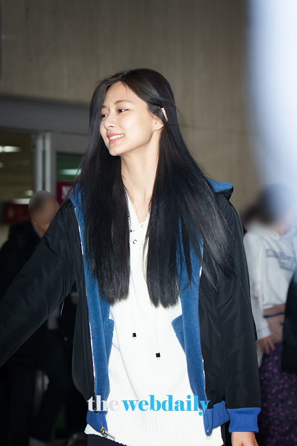 TWICE(트와이스) 쯔위, 김포국제공항 입국 현장 (사진:최수영기자)