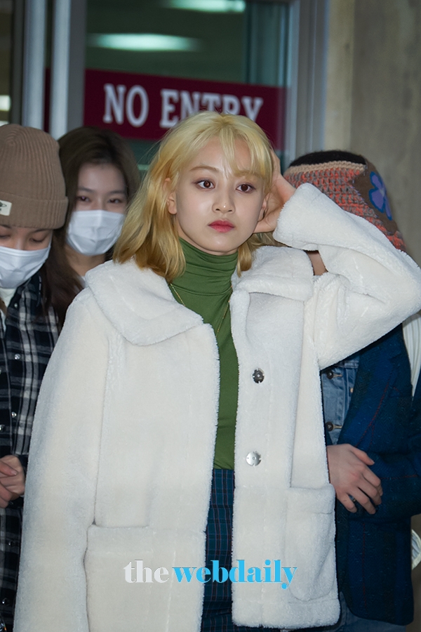 TWICE(트와이스) 지효, 김포국제공항 입국 현장 (사진:최수영기자)