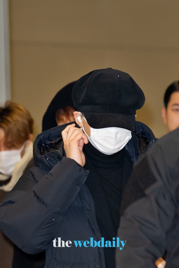 방탄소년단(BTS) 슈가, 인천국제공항 입국 현장 (사진:최수영기자)