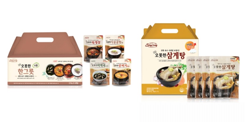 신송식품 선물세트. (사진=포도컴)