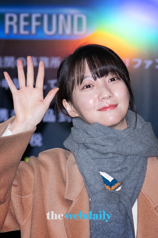 오마이걸 비니, 김포국제공항 출국 현장 (사진:최수영기자)