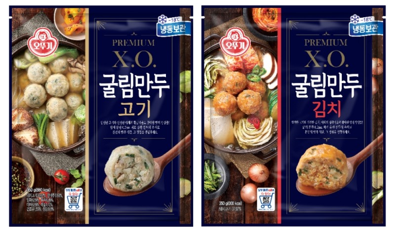 오뚜기, 0.2mm 얇은 만두피의 ‘프리미엄 X.O. 굴림만두’ 출시