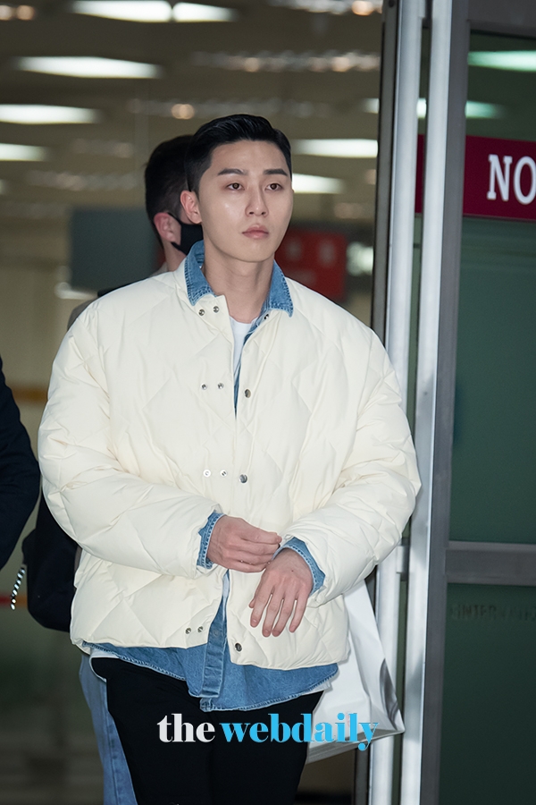 박서준, 김포국제공항 입국 현장 (사진:최수영기자)