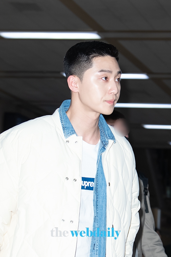 박서준, 김포국제공항 입국 현장 (사진:최수영기자)