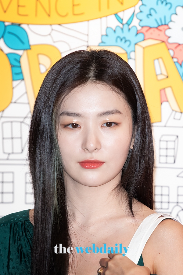 레드벨벳(RedVelvet) 슬기, 포토월 행사 현장 (사진:최수영기자)