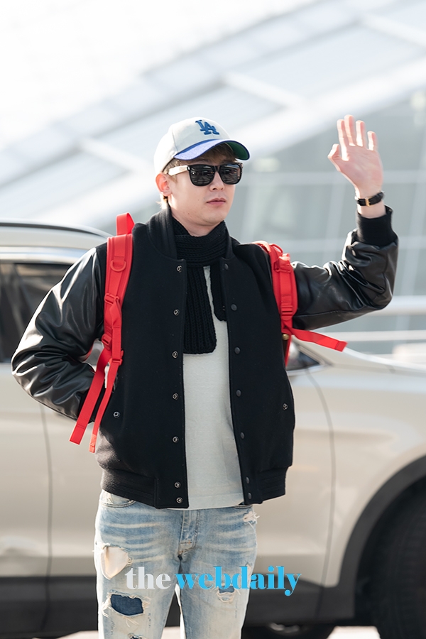 닉쿤, 인천국제공항 출국 현장 (사진:최수영기자)