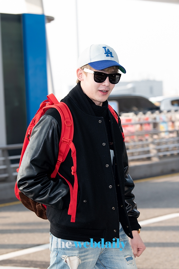 닉쿤, 인천국제공항 출국 현장 (사진:최수영기자)