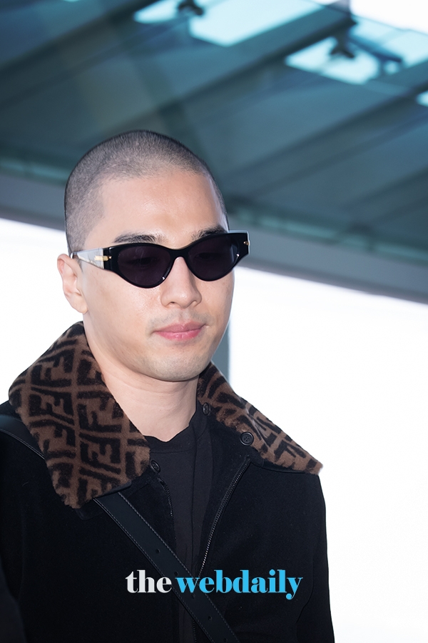 빅뱅 태양, 인천국제공항 출국 현장(사진:최수영기자)