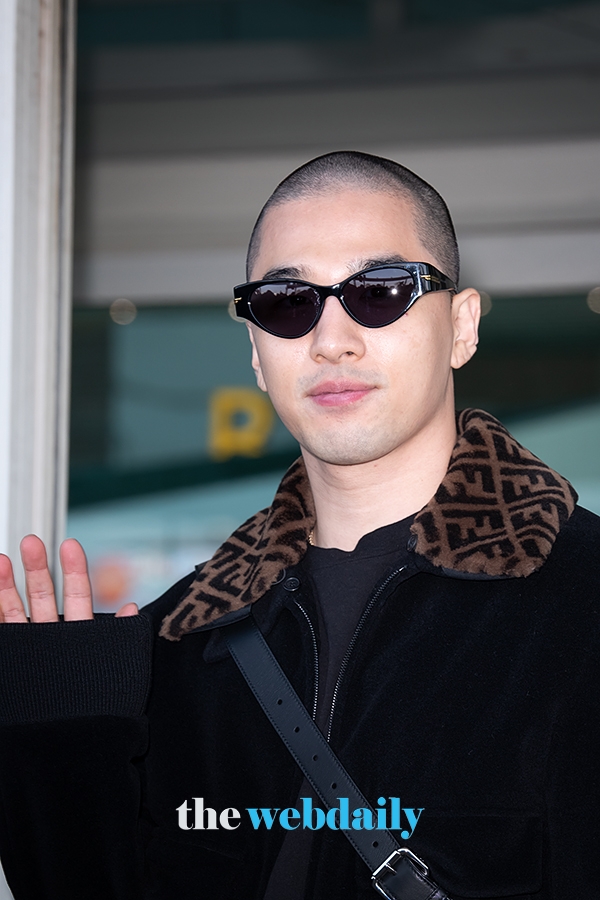빅뱅 태양, 인천국제공항 출국 현장(사진:최수영기자)