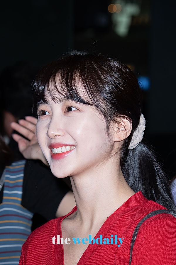 엘리스(ELRIS) 유경, 인천국제공항 출국 현장 (사진:최수영기자)