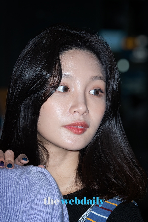 엘리스(ELRIS) 벨라, 인천국제공항 출국 현장 (사진:최수영기자)