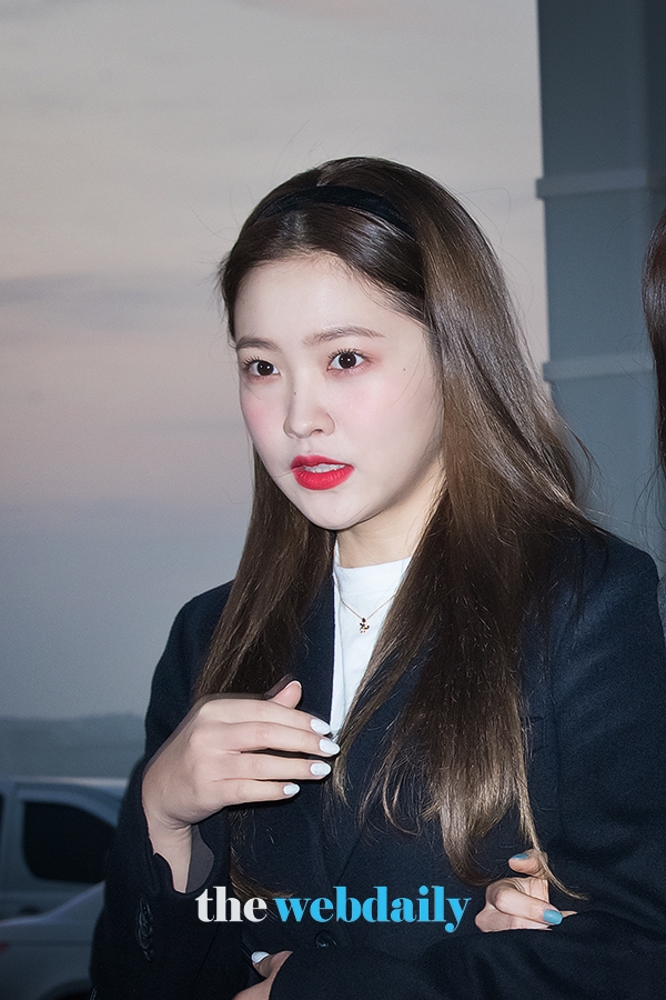 레드벨벳(RedVelvet) 예리, 인천국제공항 출국 현장(사진:최수영기자)