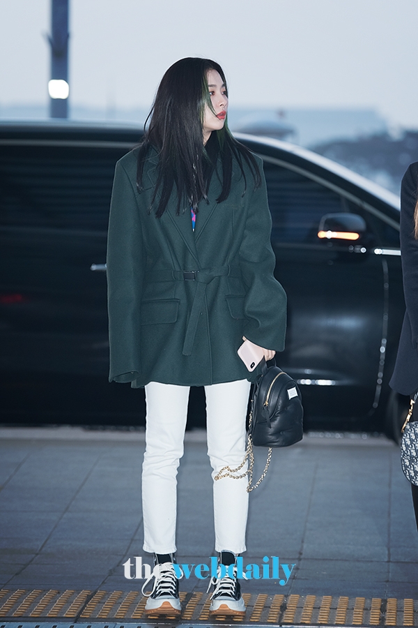 레드벨벳(RedVelvet) 슬기, 인천국제공항 출국 현장(사진:최수영기자)