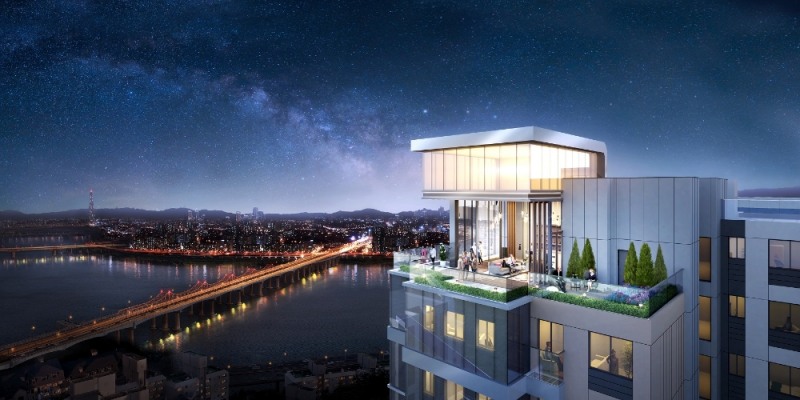 GS건설이 제안한 한남자이 더 리버 스카이라운지.(사진=GS건설)