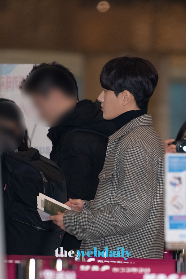 김명수, 김포국제공항 출국 현장 (사진:최수영기자)