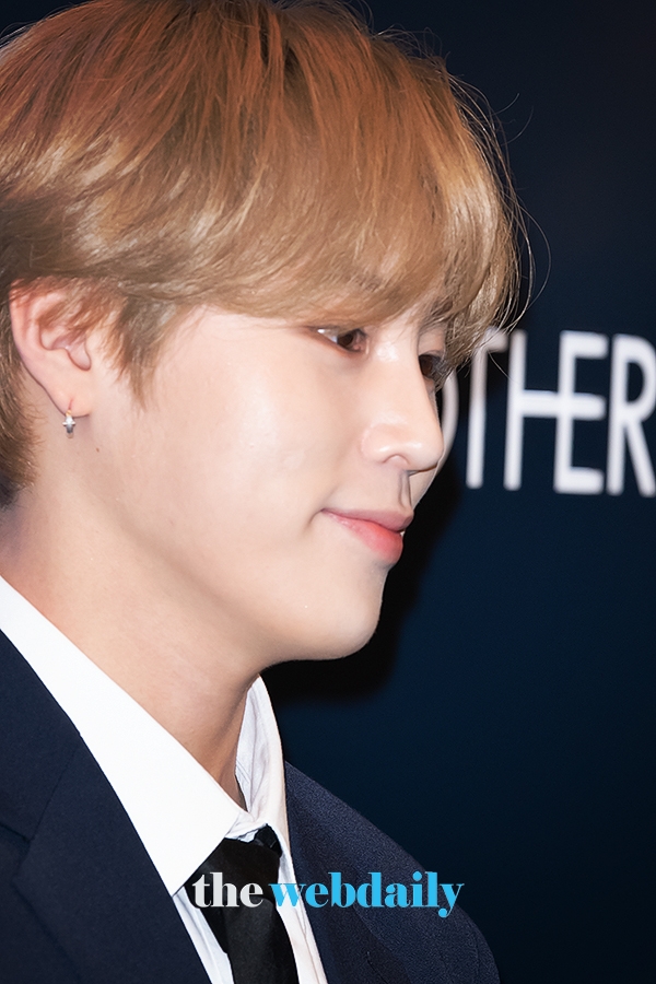 하성운, '비오템' 포토월 행사 현장 (사진: 최수영기자)