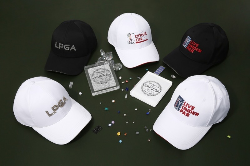 PGA TOUR & LPGA 골프웨어, 스와로브스키 크리스탈 볼캡 한정판 출시