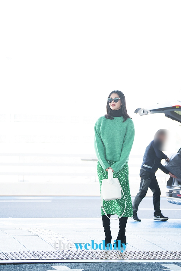 오연서, 인천국제공항 출국 현장 (사진:최수영기자)