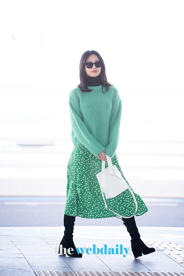 오연서, 인천국제공항 출국 현장 (사진:최수영기자)
