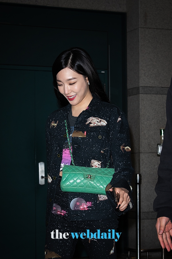 티파니 영, 인천국제공항 입국 현장 (사진:최수영기자)