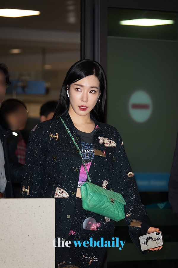 티파니 영, 인천국제공항 입국 현장 (사진:최수영기자)