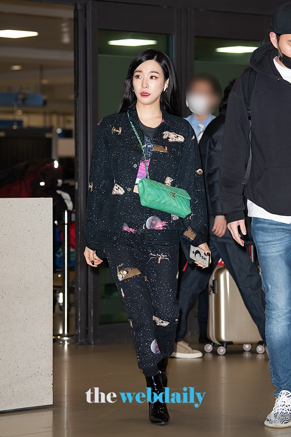 티파니 영, 인천국제공항 입국 현장 (사진:최수영기자)