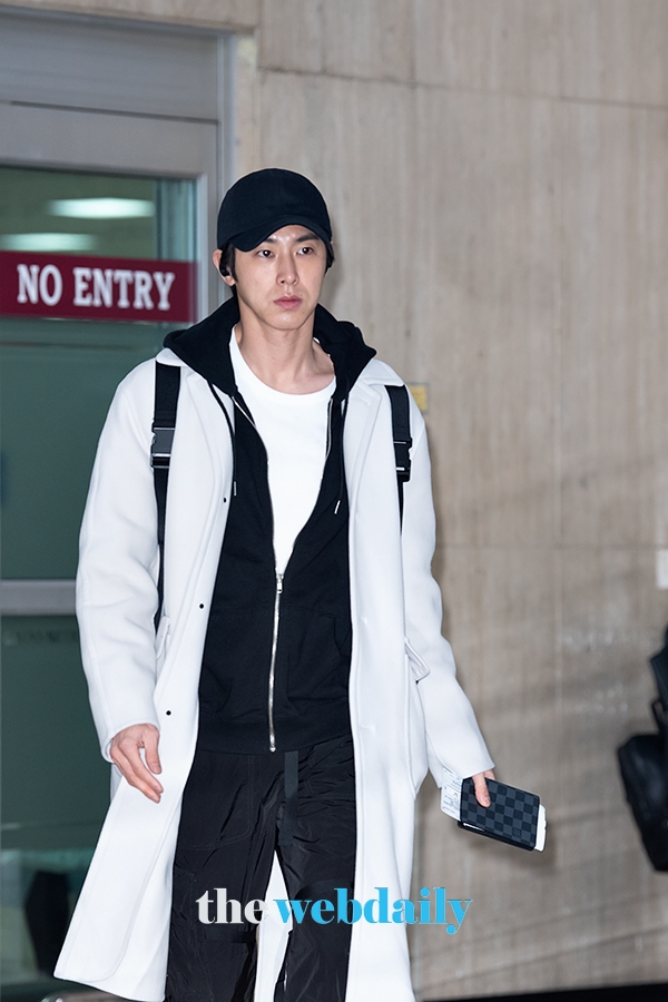 동방신기(TVXQ) 유노윤호, 인천국제공항 입국 현장(사진:최수영기자)
