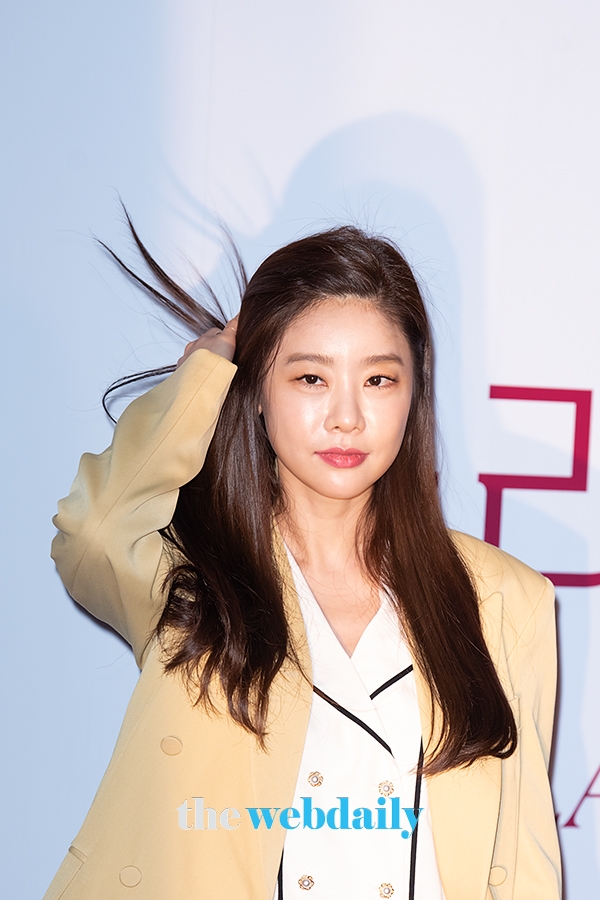 소진, '클라랑스' 포토월 행사 현장 (사진:최수영기자)