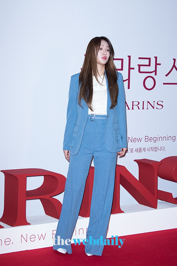 소유, '클라랑스' 포토월 행사 현장 (사진:최수영기자)