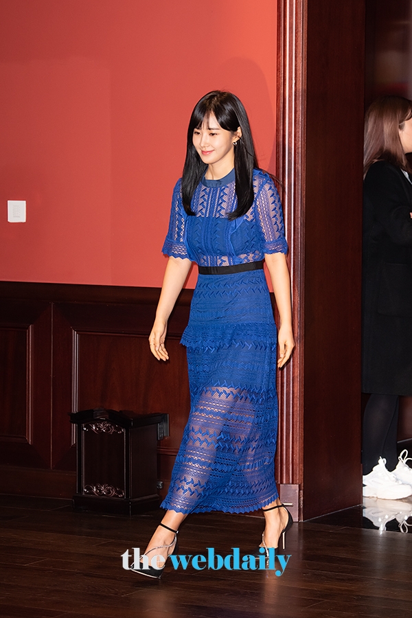 유리, '클라랑스' 포토월 행사 현장 (사진:최수영기자)