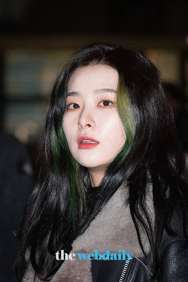 레드벨벳(RedVelvet) 슬기, 김포국제공항 출국 현장 (사진:최수영기자)