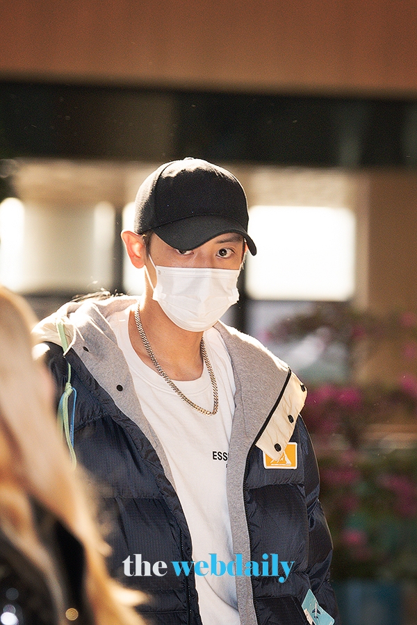 엑소(EXO) 찬열, 인천국제공항 입국 현장(사진:최수영기자)