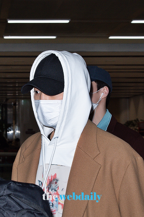 엑소(EXO) 찬열, 김포국제공항 입국 현장(사진:최수영기자)