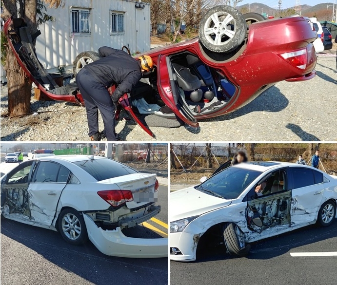 사고현장.(사진제공=부산경찰청)