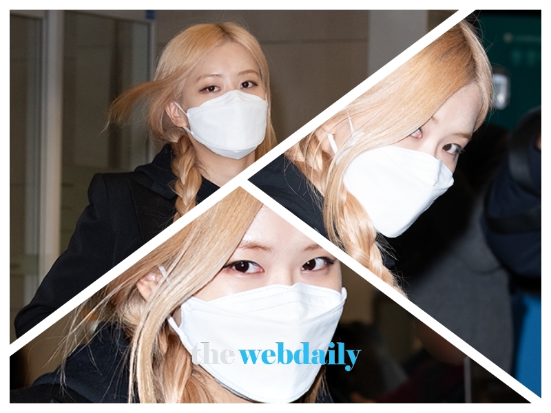 BLACKPINK(블랙핑크) 로제, 인천국제공항 입국 현장(사진:최수영기자)