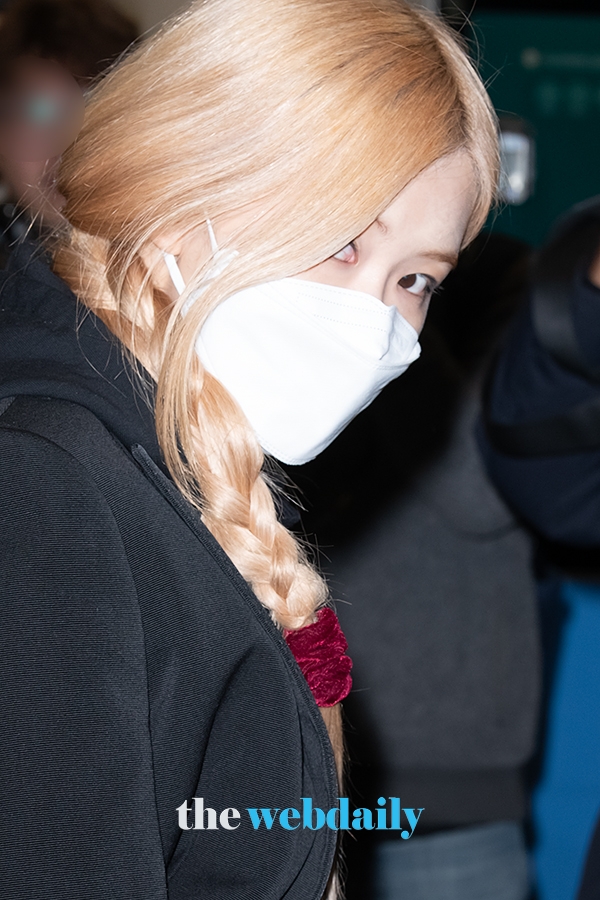 BLACKPINK(블랙핑크) 로제, 인천국제공항 입국 현장(사진:최수영기자)