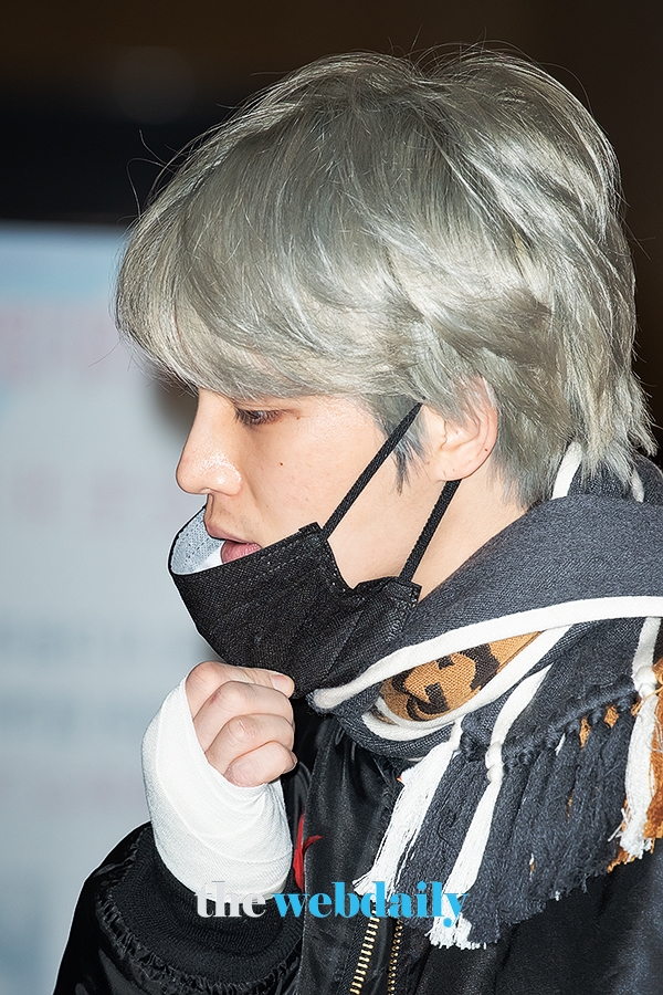 김재중, 김포국제공항 출국 현장 (사진:최수영기자)