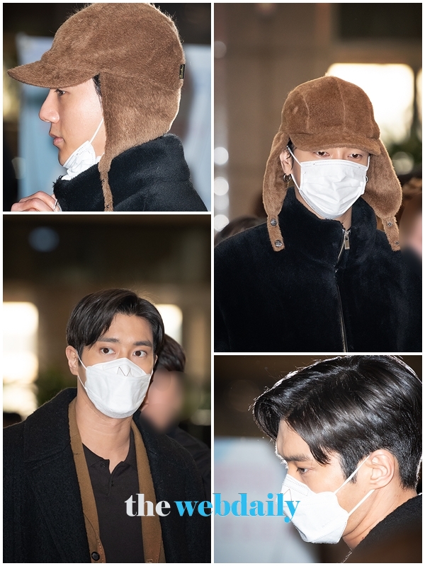 슈퍼주니어 예성-최시원, 김포국제공항 출국 현장 (사진: 최수영기자)