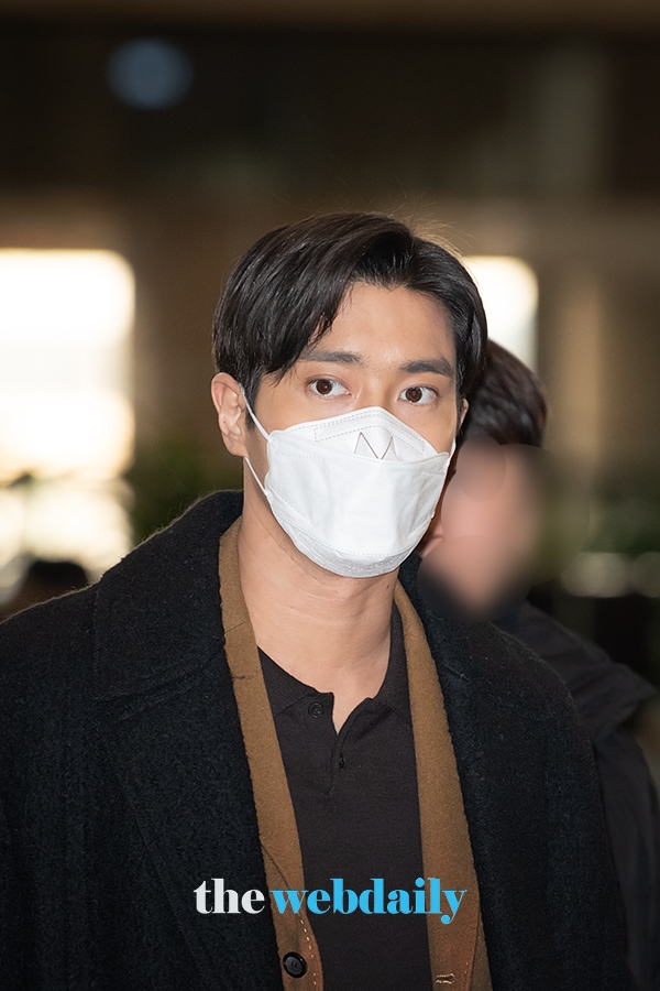 슈퍼주니어 최시원, 김포국제공항 출국 현장 (사진: 최수영기자)