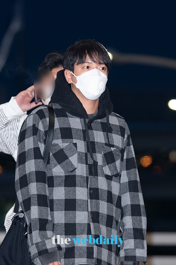 정용화, 인천국제공항 출국 현장 (사진:최수영기자)