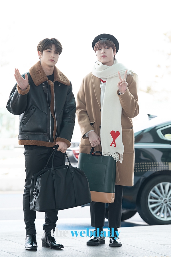 이한결-남도현, 인천국제공항 출국 현장 (사진:최수영기자)