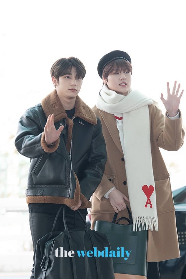 이한결-남도현, 인천국제공항 출국 현장 (사진:최수영기자)